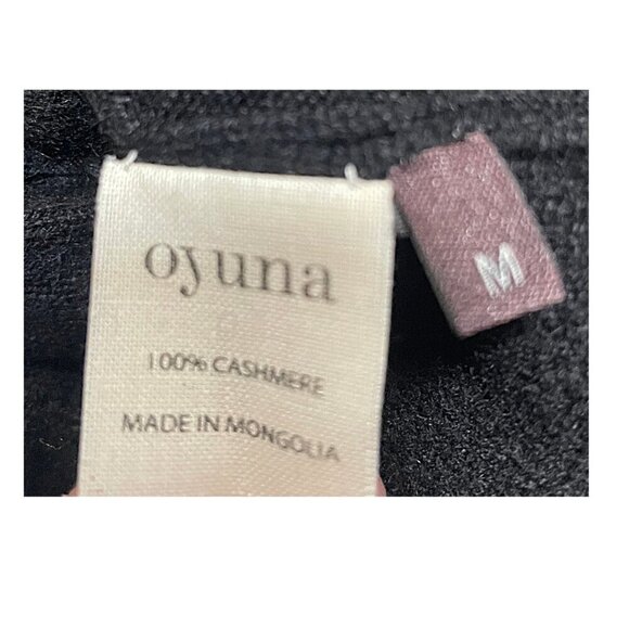 Oyuna 100 Percent‎ Thick Cashmere Black Pants No Flaws Size Medium - Picture 4 of 5